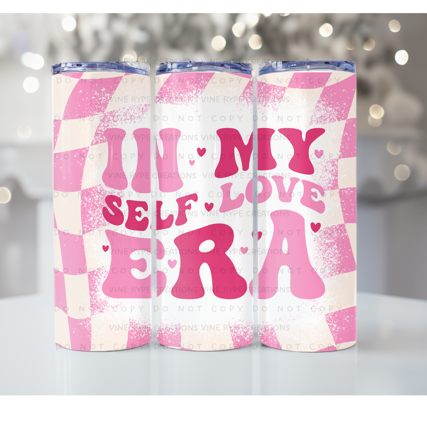 In My Self Love Era Skinny Sublimation Tumbler