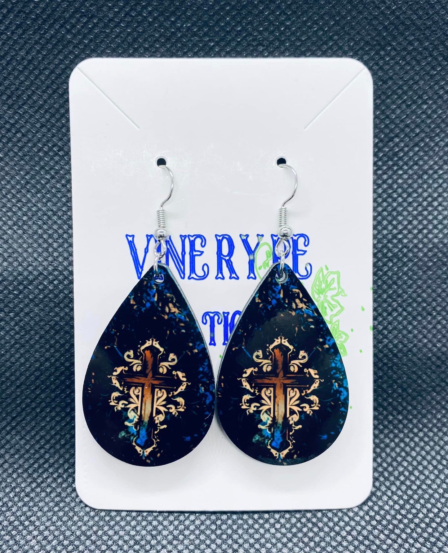 Cross Sublimation Earrings