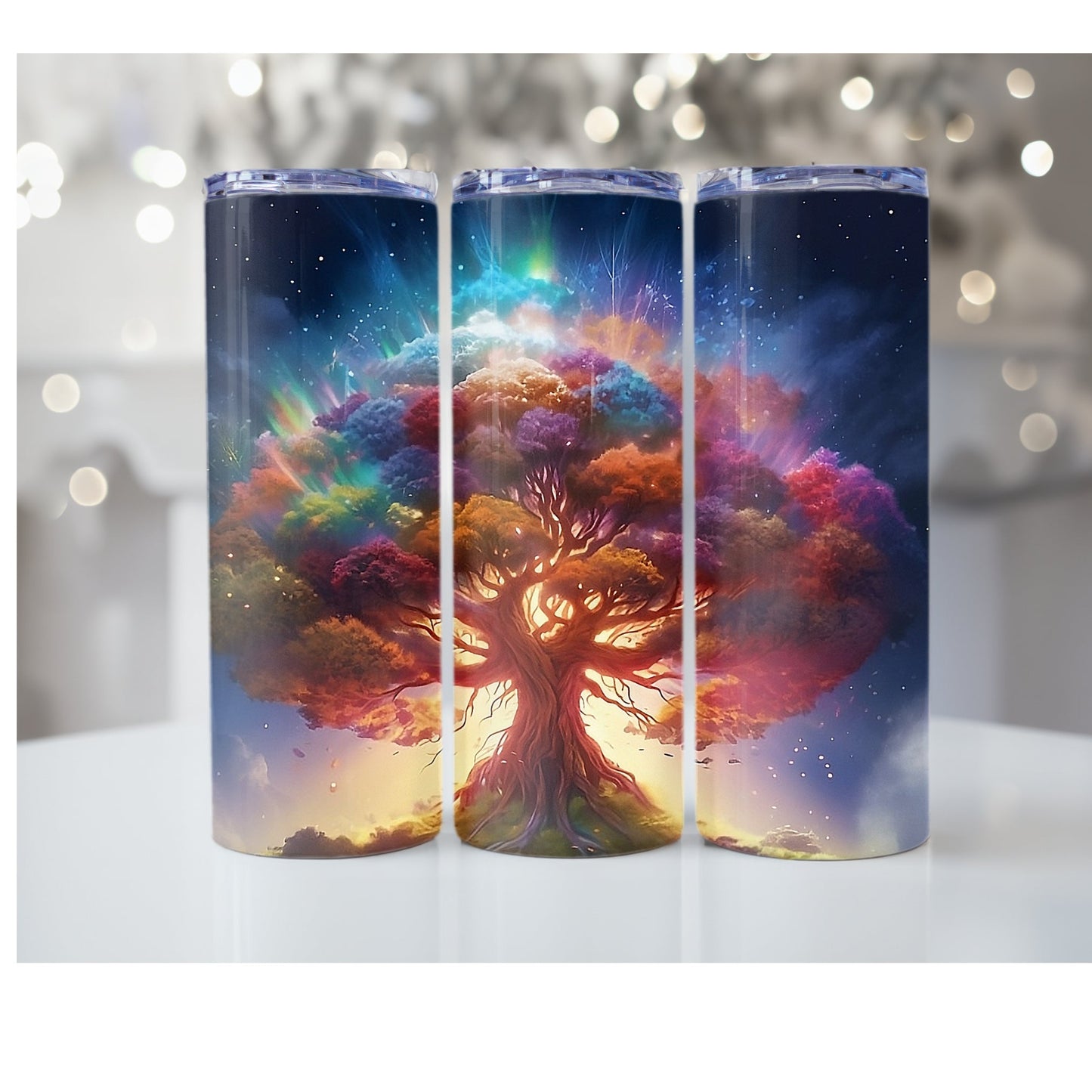 Tree Of Life 20oz Skinny Sublimation Tumbler
