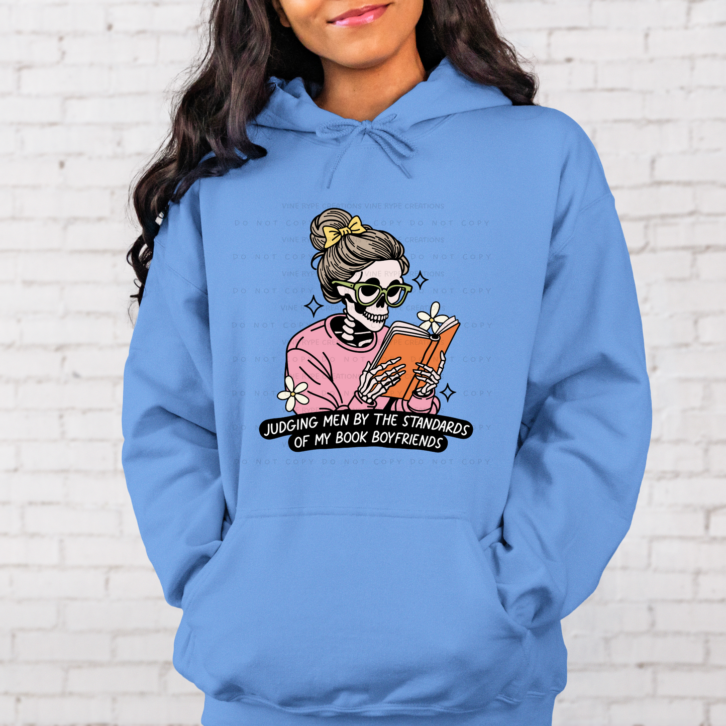 Judging Men By My Book Boyfriends Hoodie