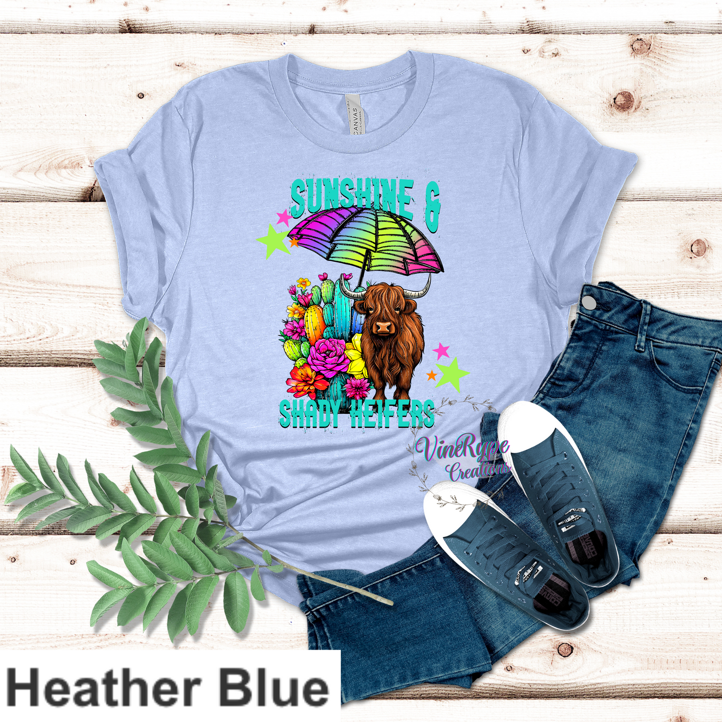 Sunshine And Shady Heifers T-shirt