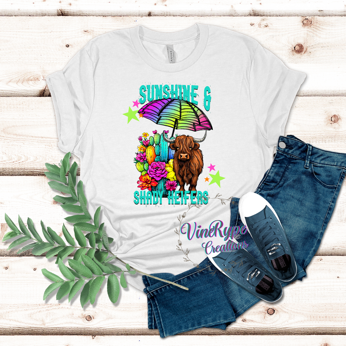 Sunshine And Shady Heifers T-shirt