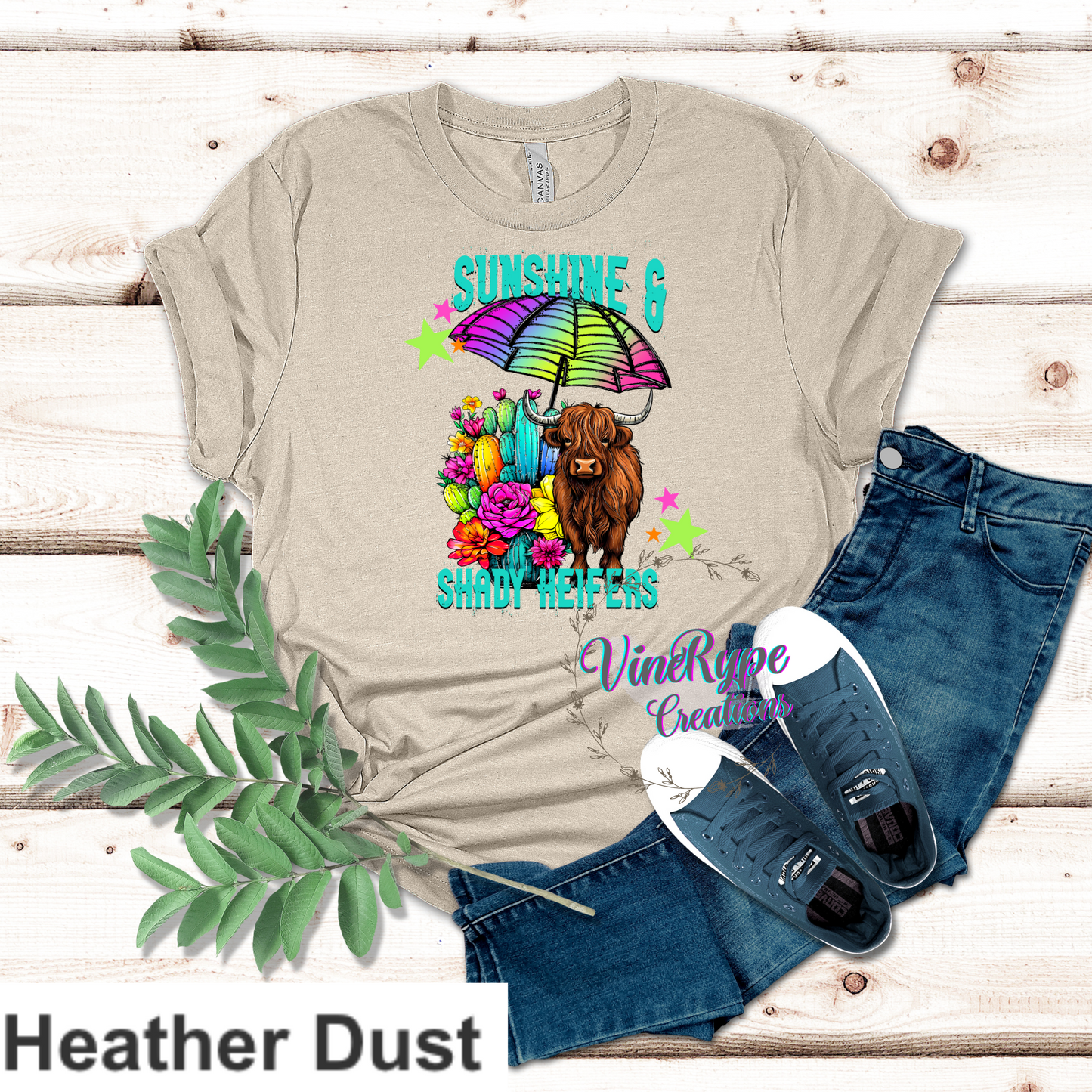 Sunshine And Shady Heifers T-shirt