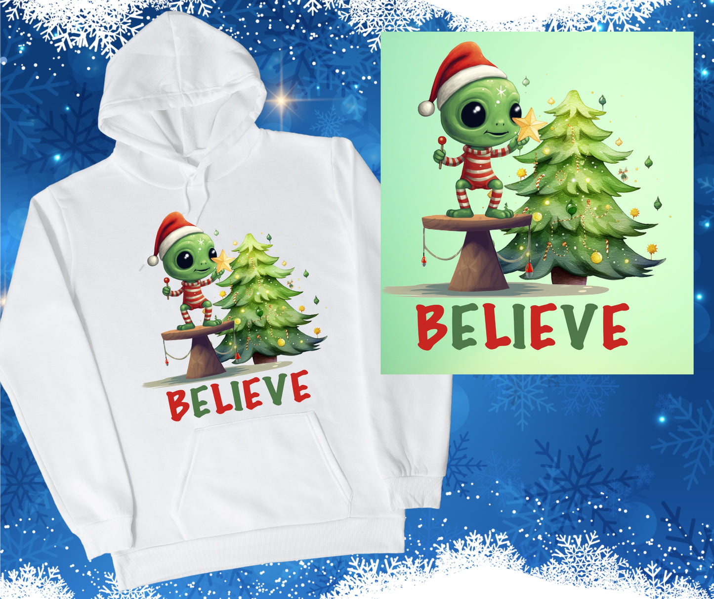 Alien Christmas Sweatshirt