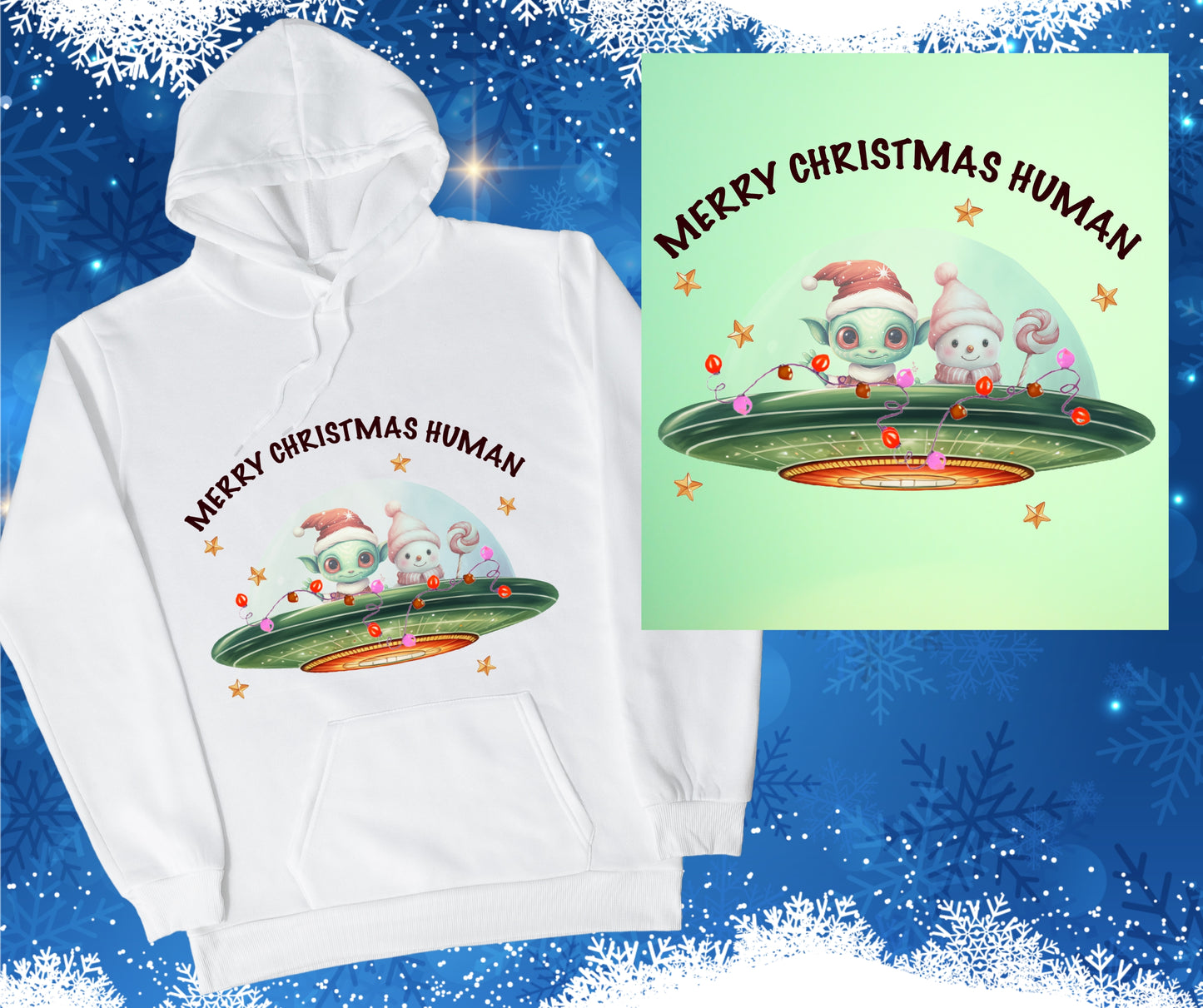 Alien Christmas Sweatshirt