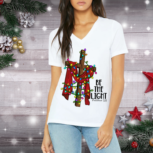 Be The Light V-neck T-shirt