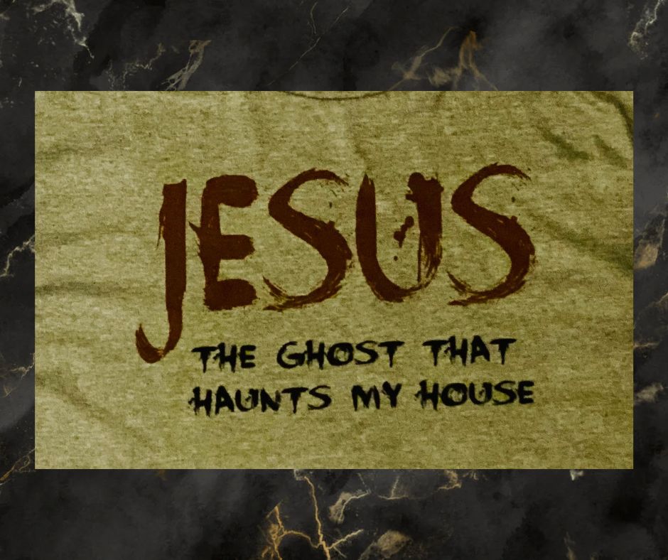 "The Ghost That Haunts My House" Short Sleeved t-shirt