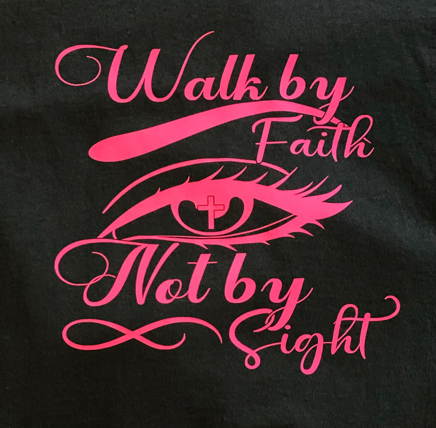 "Walk By Faith" Short Sleeved T-shirt