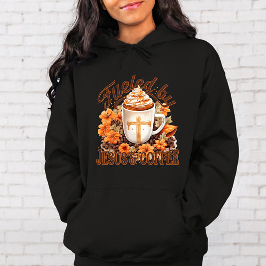 Fueled By Jesus And Coffee Hoodie