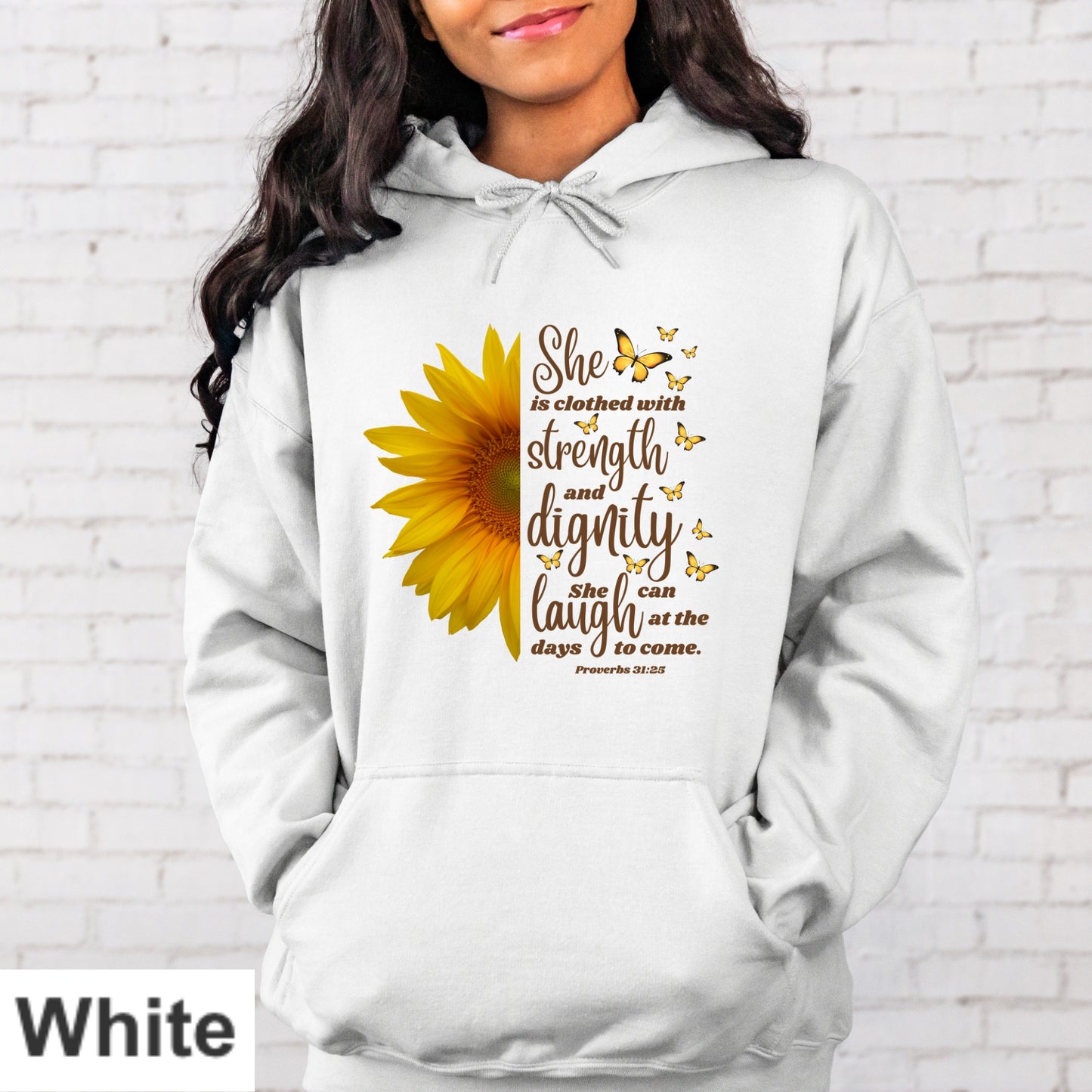 She Is Clothed With Strength Hoodie