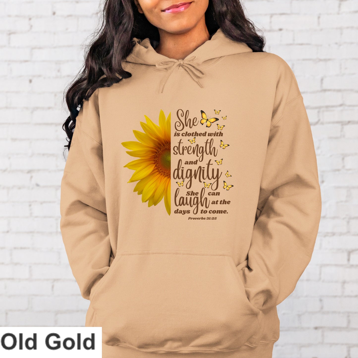 She Is Clothed With Strength Hoodie