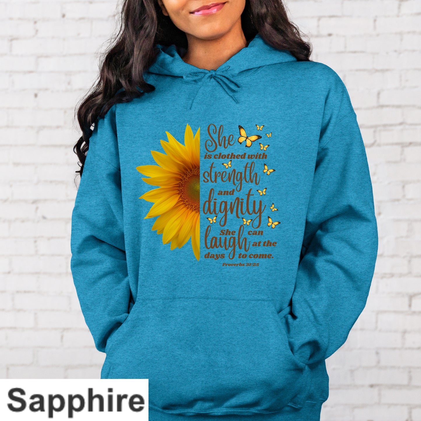 She Is Clothed With Strength Hoodie