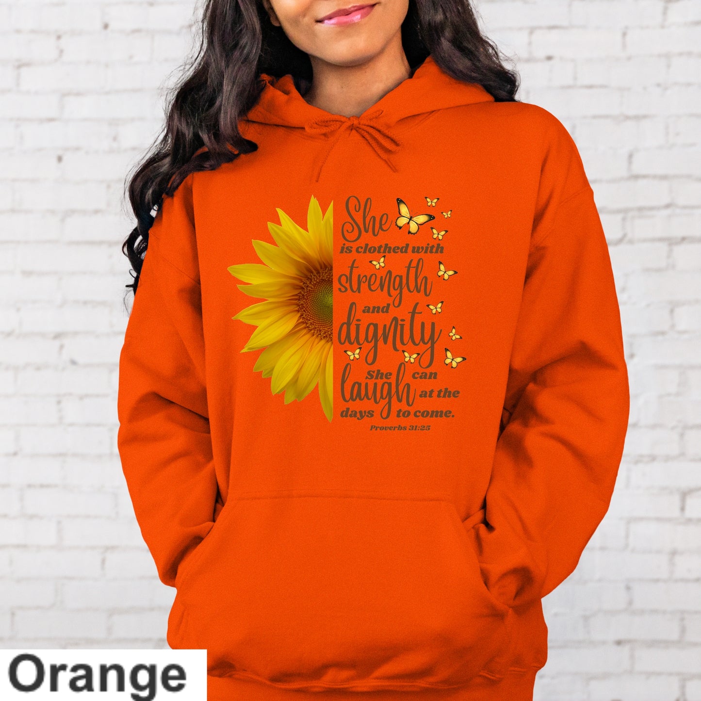 She Is Clothed With Strength Hoodie