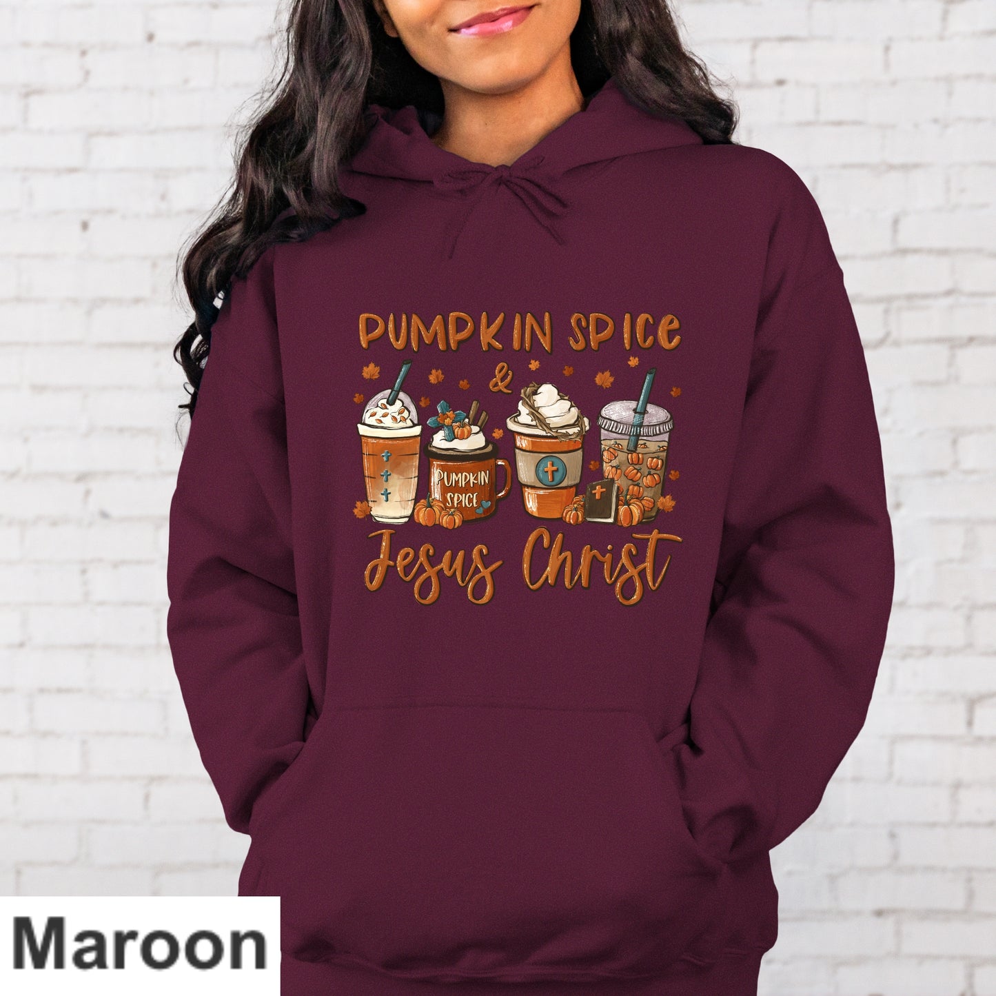 Pumpkin Spice Jesus Christ  Hoodie