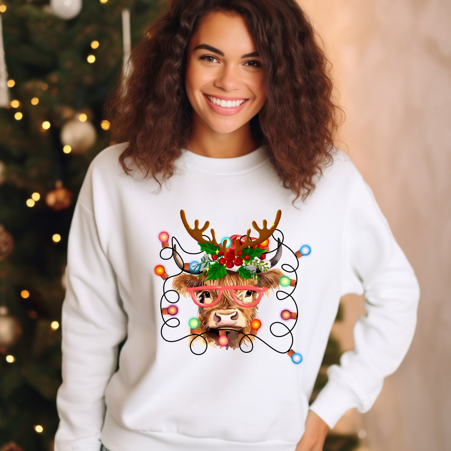 Moooo Christmas Sweatshirt