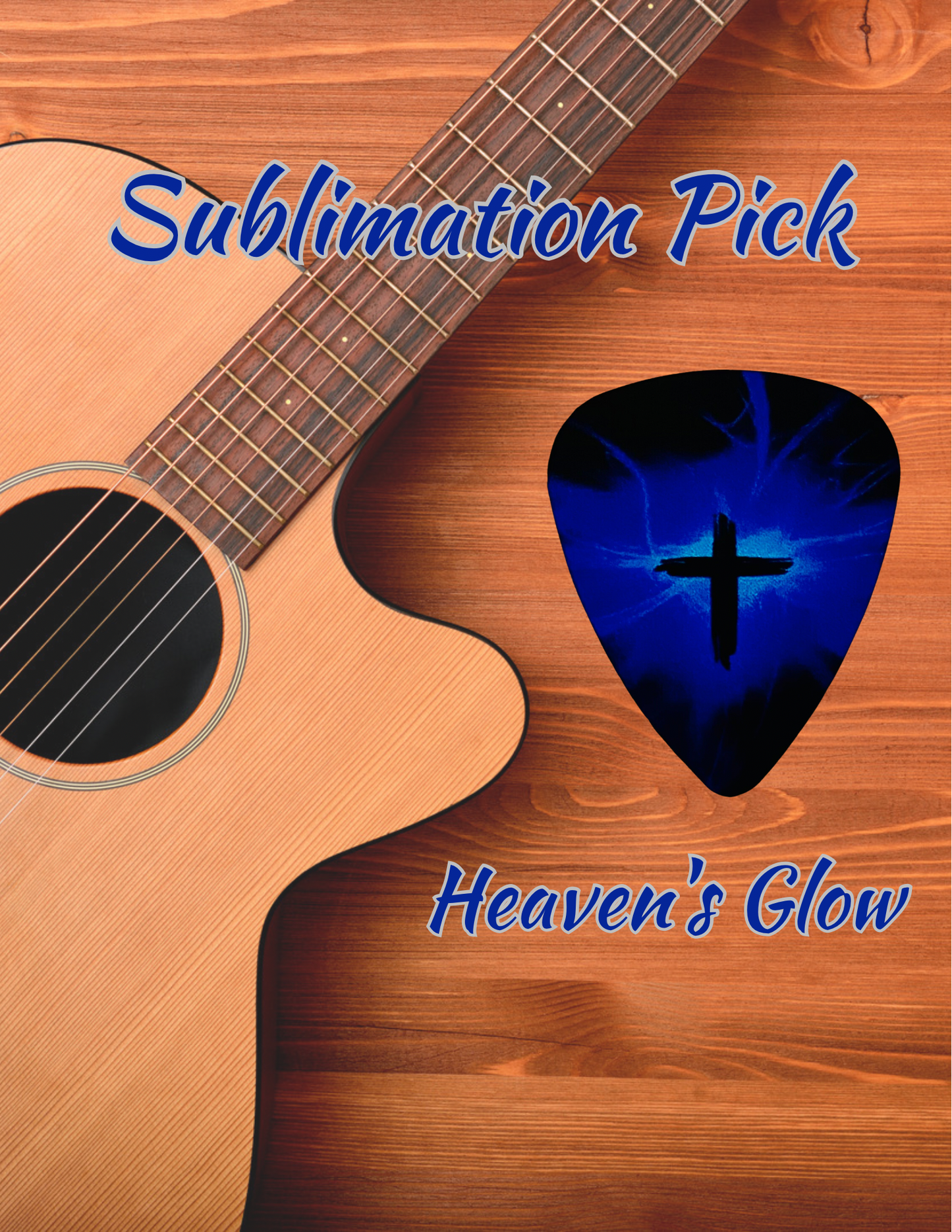 Heaven’s Glow Guitar Pick