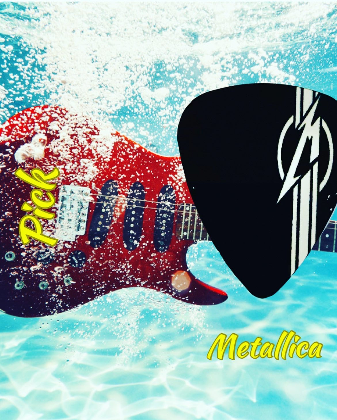 Metallica Sublimation Pick