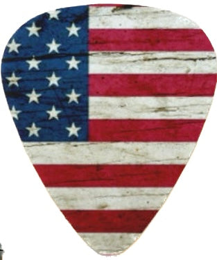 American Flag Pick Necklace